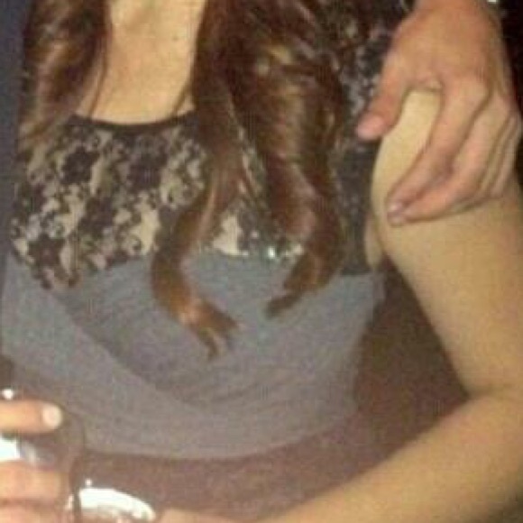 Guess lace paneled mini dress, like new. - Picture 2 of 2